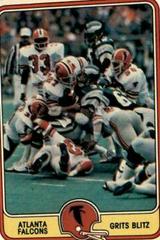 Atlanta Falcons [Grits Blitz] Football Cards 1981 Fleer Team Action Prices