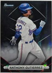 Anthony Gutierrez [Black Lava] Baseball Cards 2023 Bowman Sterling Prices