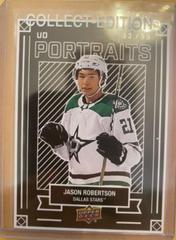 Jason Robertson [Gold] #P-21 Hockey Cards 2022 Upper Deck UD Portraits Prices