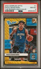 Paolo Banchero [Gold Wave] Basketball Cards 2022 Panini Donruss Optic The Rookies Prices