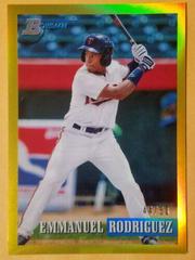 Emmanuel Rodriguez [Chrome Prospect Gold] #129 Baseball Cards 2021 Bowman Heritage Prices