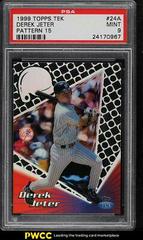 Derek Jeter [Pattern 15] #24A Baseball Cards 1999 Topps Tek Prices