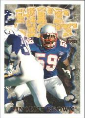 Vincent Brown #14 Football Cards 1995 Topps Hit List Prices