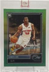 Saben Lee [Green] #107 Basketball Cards 2020 Panini One and One Prices