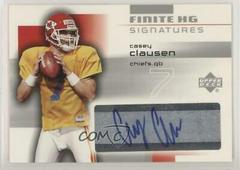 Casey Clausen #FS-CC Football Cards 2004 Upper Deck Finite Signatures Prices