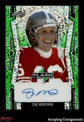 Joe Montana [Metalized Sparkles Green] #PA-JM2 Football Cards 2022 Leaf Flash Portrait Autographs Prices