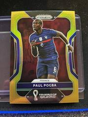Paul Pogba [Gold] #103 Soccer Cards 2022 Panini Prizm World Cup Prices