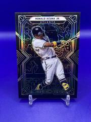 Ronald Acuna Jr. [Yellow] #40 Baseball Cards 2022 Panini Chronicles Obsidian Prices