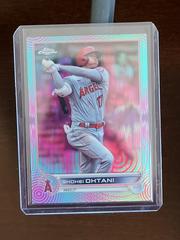 Shohei Ohtani [Sonic Aqua Pink Pulse] #1 Baseball Cards 2022 Topps Chrome Prices