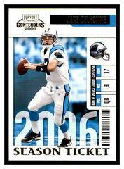 Jake Delhomme #12 Football Cards 2006 Playoff Contenders Prices
