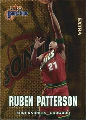 Ruben Patterson [Extra] #82 Basketball Cards 2000 Fleer Game Time Prices