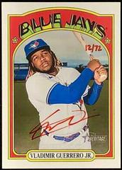 Vladimir Guerrero Jr. Real One Autographs #ROA-VG Baseball Cards 2021 Topps Heritage Real One Autographs Prices