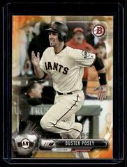 Buster Posey [Orange] Baseball Cards 2017 Bowman Prices