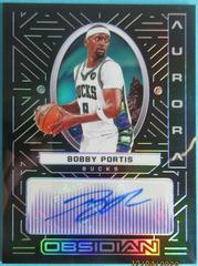 Bobby Portis [Purple] Basketball Cards 2021 Panini Obsidian Aurora Autographs Prices