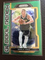 Nikola Jokic [Green Prizm] #3 Basketball Cards 2021 Panini Prizm Global Reach Prices