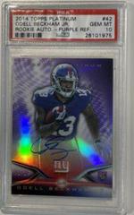 Odell Beckham Jr. [Purple Refractor] #42 Football Cards 2014 Topps Platinum Rookie Autograph Prices