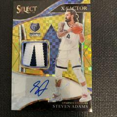 Steven Adams [Gold Prizm] Basketball Cards 2021 Panini Select X Factor Memorabilia Signatures Prices