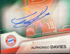 Alphonso Davies [Green] #BCA-AD Soccer Cards 2022 Topps Chrome Bundesliga Autographs Prices