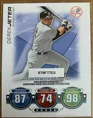 Derek Jeter Baseball Cards 2010 Topps Attax Prices