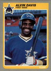 Alvin Davis #488 Baseball Cards 1985 Fleer Prices