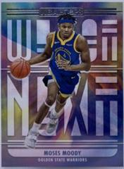 Moses Moody #14 Basketball Cards 2021 Panini Hoops We Got Next Prices