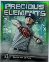 Spencer Jones [Green] #PE-15 Baseball Cards 2023 Bowman Platinum Precious Elements Prices