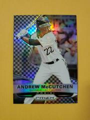 Andrew McCutchen [Black White Checker Prizm] #25 Baseball Cards 2015 Panini Prizm Prices