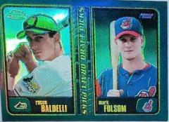M. Folsom, R. Baldelli [Retrofractor] Baseball Cards 2001 Topps Chrome Prices