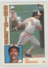 Leo Hernandez #71 Baseball Cards 1984 Topps Tiffany Prices