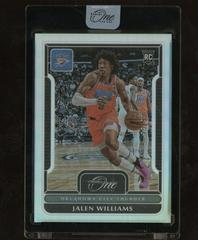 Jalen Williams #105 Basketball Cards 2022 Panini One and One Prices