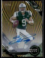 Bryce Petty [Autograph Waves Gold Rainbow Diffractor] #76 Football Cards 2015 Topps High Tek Prices