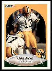 Chris Jacke #173 Football Cards 1990 Fleer Prices