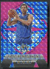 Dirk Nowitzki [Pink Fluorescent] #12 Basketball Cards 2022 Panini Mosaic Epic Performers Prices