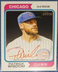 Patrick Wisdom [Special Edition Red Ink] #ROA-PW Baseball Cards 2023 Topps Heritage Real One Autographs High Number Prices