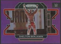 Shelton Benjamin [Purple Prizm] Wrestling Cards 2022 Panini Prizm WWE Prices