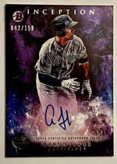 Aaron Judge [Purple] Baseball Cards 2016 Bowman Inception Prospect Autographs Prices