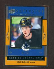Cole McWard [Gold] #HR70 Hockey Cards 2023 Upper Deck Honor Roll Prices
