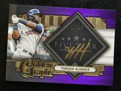 Yordan Alvarez [Purple] #GG-YA Baseball Cards 2022 Topps Five Star Golden Graphs Autographs Prices
