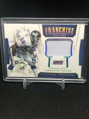 Lawrence Taylor Football Cards 2018 National Treasures Franchise Prices