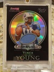 Vince Young [Jersey Black Refractor] #BS-VY1 Football Cards 2006 Bowman Sterling Prices