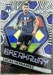 Lucas Hernandez #19 Soccer Cards 2021 Panini Mosaic Road to FIFA World Cup Breakaway Prices