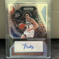 Josh Giddey [Mojo Prizm] #16 Basketball Cards 2023 Panini Prizm Signature Prices