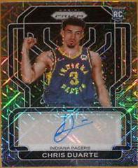 Chris Duarte [Mojo Prizm] #RS-CDU Basketball Cards 2021 Panini Prizm Rookie Signatures Prices