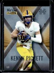 Kenny Pickett [Gold Platinum] Football Cards 2022 Wild Card Matte X Plode Prices