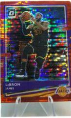 LeBron James [Fast Break Red] Basketball Cards 2020 Panini Donruss Optic Prices