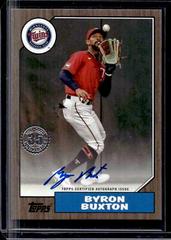 Byron Buxton [Gold] #87BA-BB Baseball Cards 2022 Topps 1987 Autographs Prices