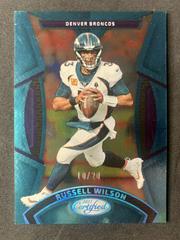 Russell Wilson [Teal FOTL] #1 Football Cards 2023 Panini Certified Prices