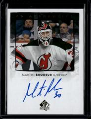 Martin Brodeur #UDA-MB Hockey Cards 2022 SP Authentic UD Autographs Prices