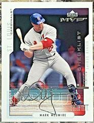 Mark McGwire [Silver Script] Baseball Cards 2000 Upper Deck MVP Prices