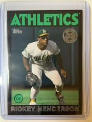 Rickey Henderson [Black] Baseball Cards 2021 Topps 1986 35th Anniversary Prices